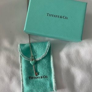 Tiffany & Co Heart Key Necklace